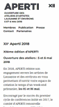 Mobile Screenshot of aperti.ch